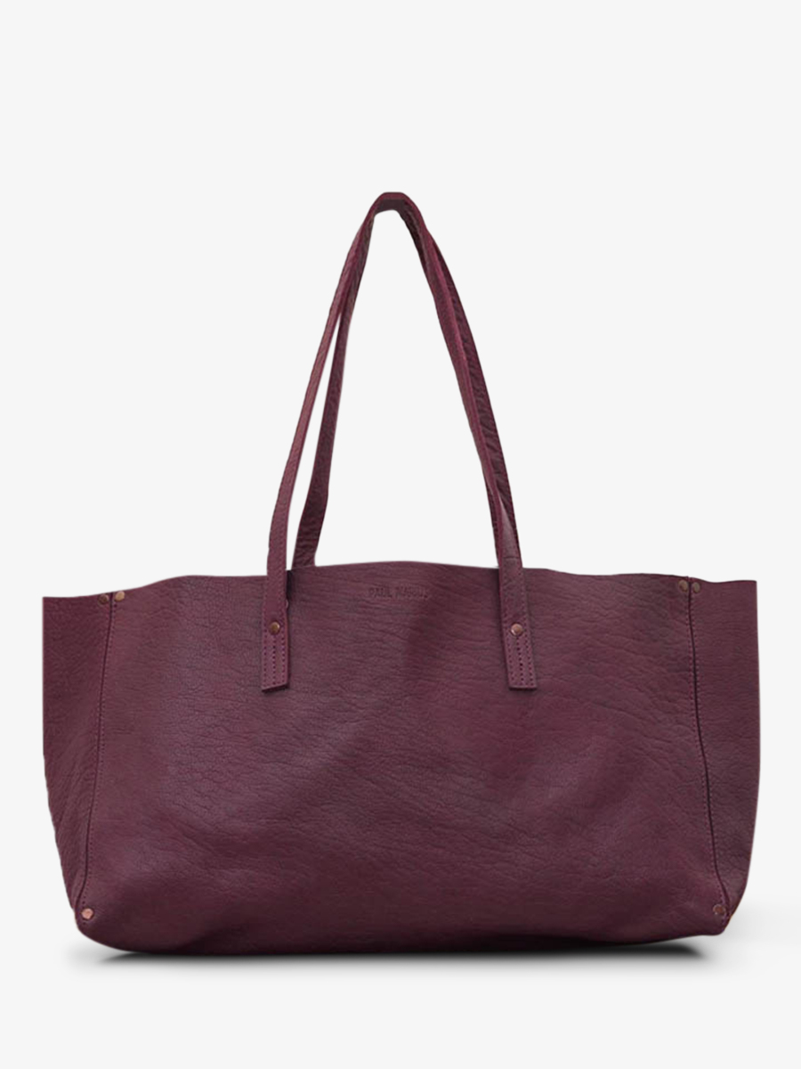 foto-vista-frontale-borsa-a-manico-in-pelle-da-donna-violet-leffronte-m-prune-paul-marius-w12-p