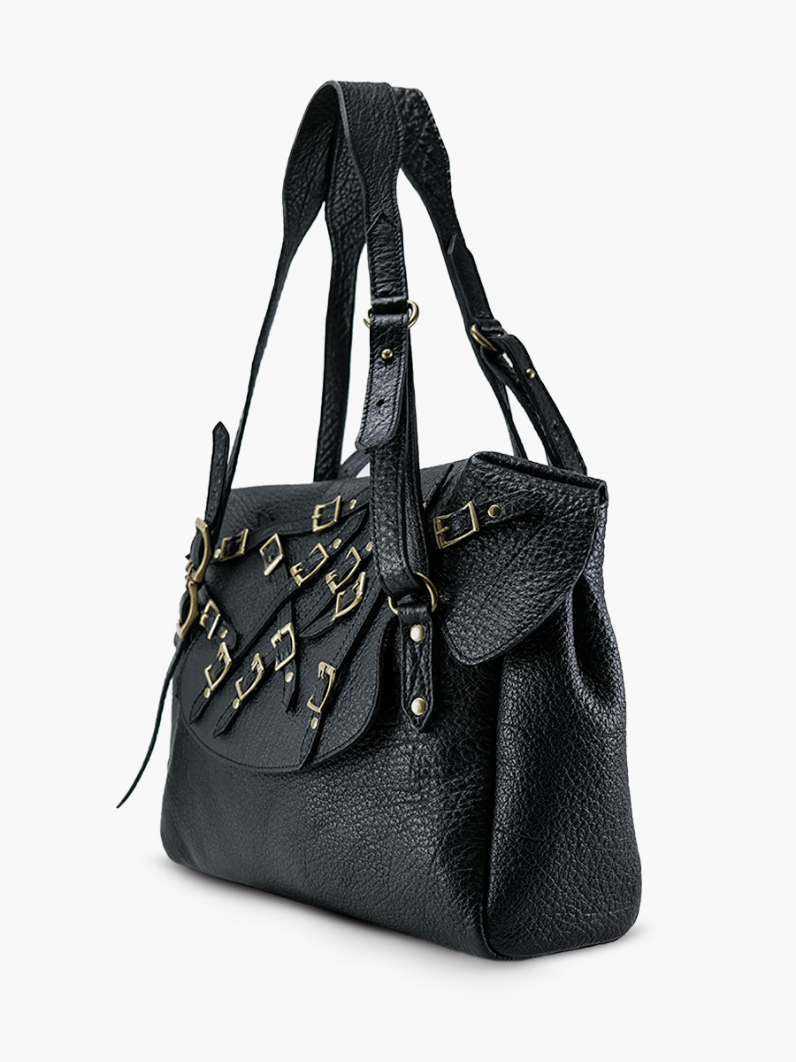 foto-vista-laterale-borsa-in-pelle-donna-nera-lasophistiquee-l-edition-noire-paul-marius-w27m-bed-n1