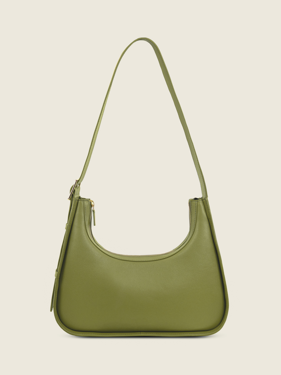 borsa-baguette-in-pelle-victoire-verde-oliva-vista-posteriore-w54-gr-o