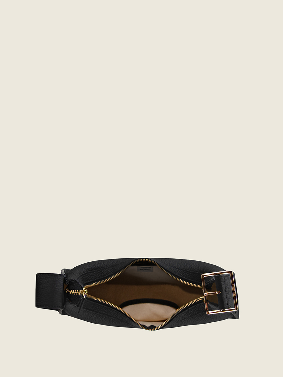 borsa-baguette-in-pelle-victoire-nero-carbone-vista-portata-w54-bm-b