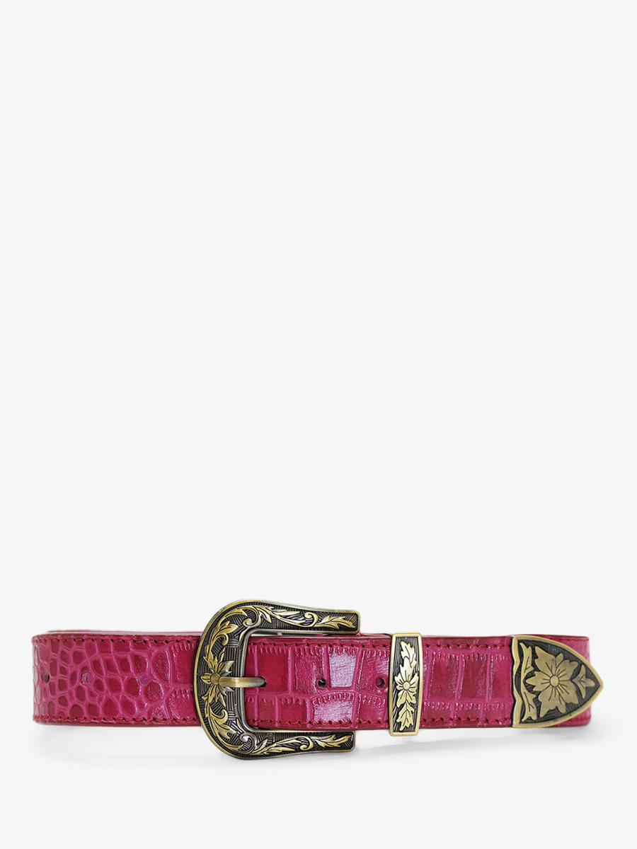 foto-vista-laterale-cintura-in-pelle-da-donna-leceinture-alligator-rosa-paul-marius-lb-w-115-a-pi