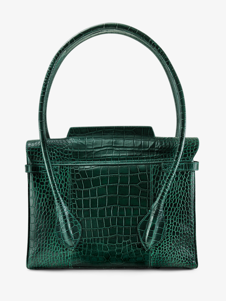 foto-vista-posteriore-borsa-a-mano-in-pelle-donna-colette-m-alligator-verde-paul-marius-w028m-a-dg