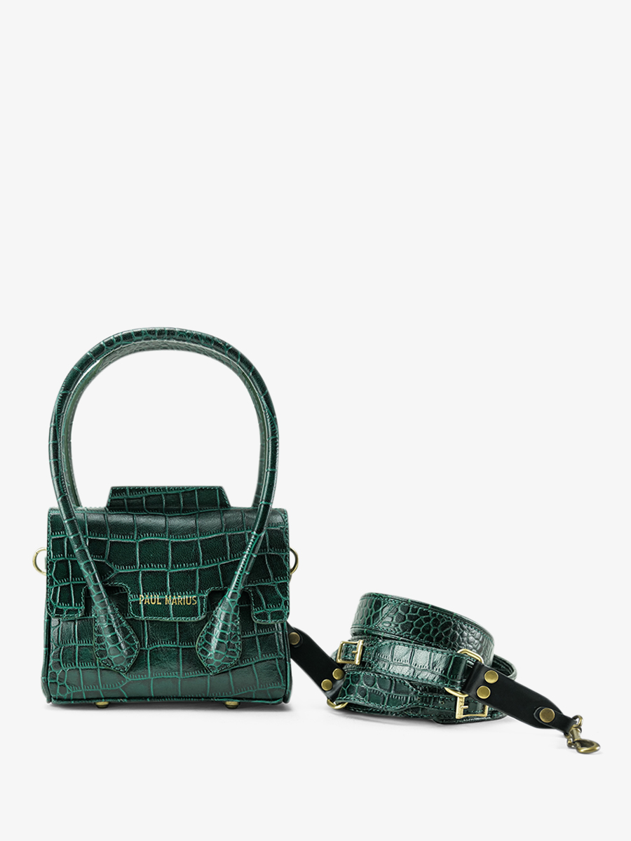 foto-vista-frontale-borsa-a-mano-in-pelle-donna-colette-xs-alligator-verde-paul-marius-w28xs-a-dg