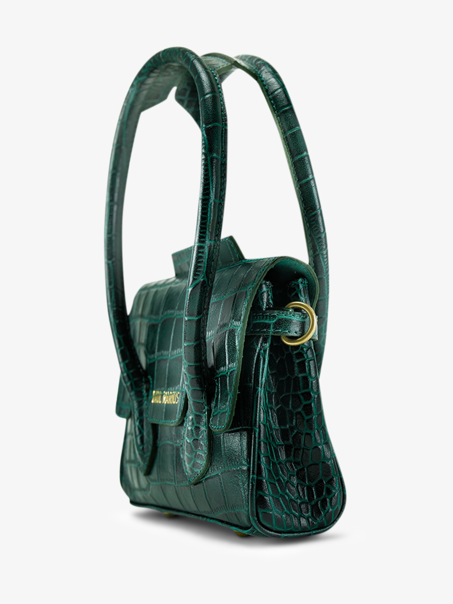 foto-vista-laterale-borsa-a-mano-in-pelle-donna-colette-xs-alligator-verde-paul-marius-w28xs-a-dg