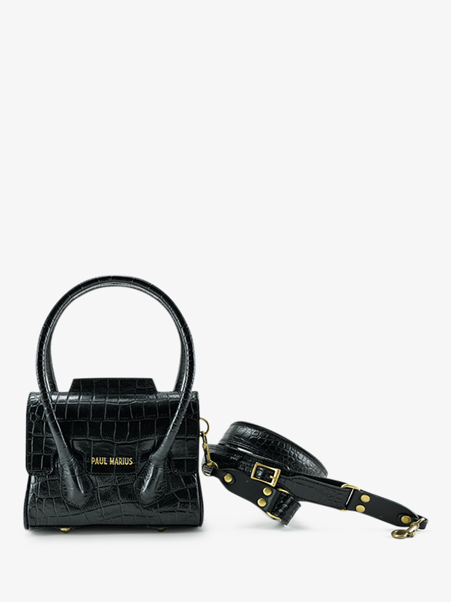 foto-vista-frontale-borsa-a-mano-in-pelle-donna-colette-xs-alligator-nero-paul-marius-w28xs-a-b