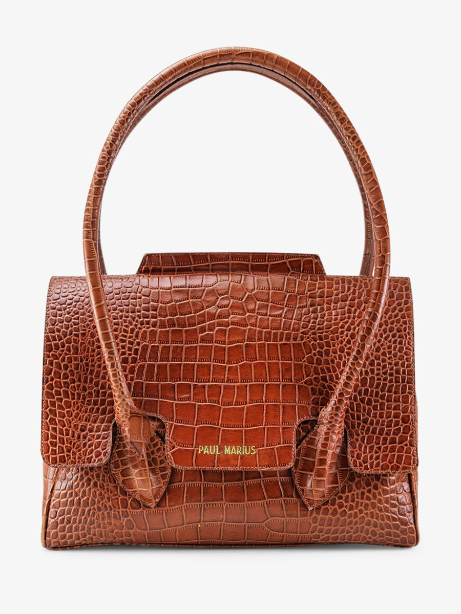 foto-vista-frontale-borsa-a-mano-in-pelle-donna-marrone-colette-m-alligator-cocktail-ambra-paul-marius-w28m-a-l