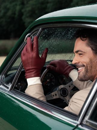 Guanti da uomo - Bordeaux