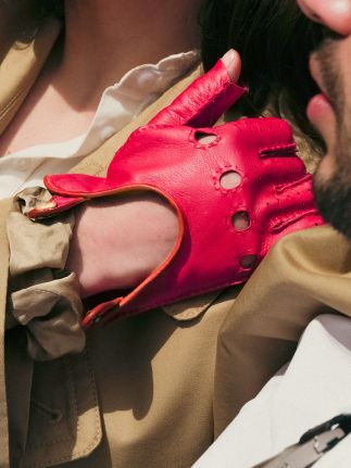 Muffole da donna - Fucsia / Naturale