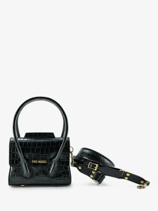Colette XS Alligator - Nero corvino