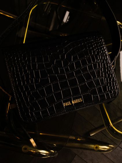 LeBaguette Alligator - Nero corvino