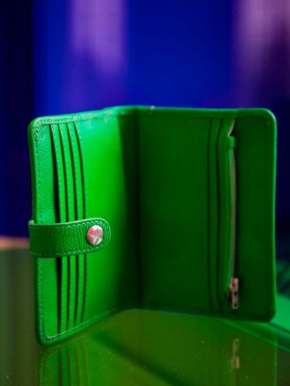LePortefeuille Jeanne Néon - Verde