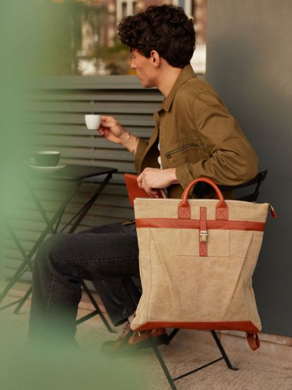 L'Aviateur - Cognac / Tela Kaki