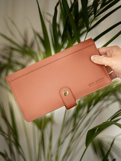 LePortefeuille Charlotte N°2 Art Déco - Caramello