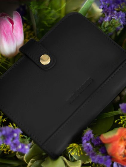 LePortefeuille Jeanne Art Déco - Nero