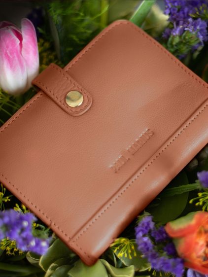 LePortefeuille Jeanne Art Déco - Caramello