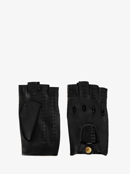Guanti senza dita da donna - Nero