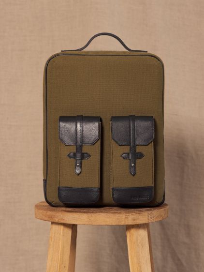 Urbain - Nero / Tela Kaki