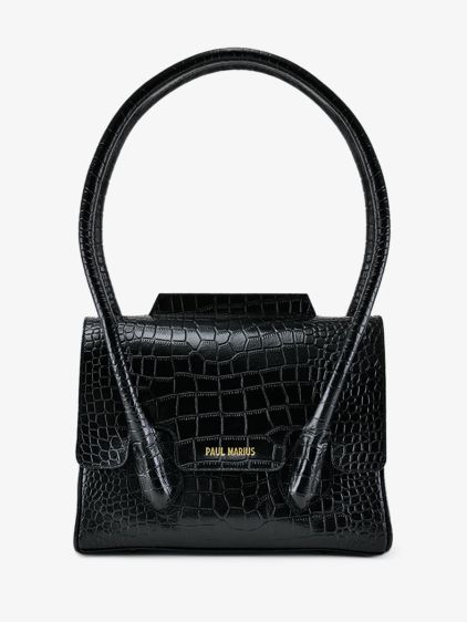 Colette S Alligator - Nero corvino