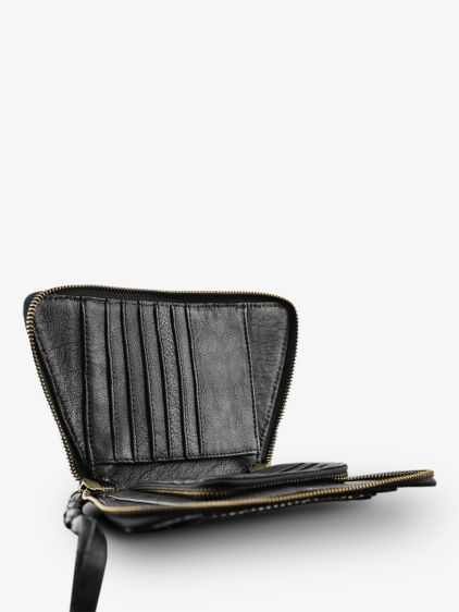 LePortefeuille Emma - Argento / Nero