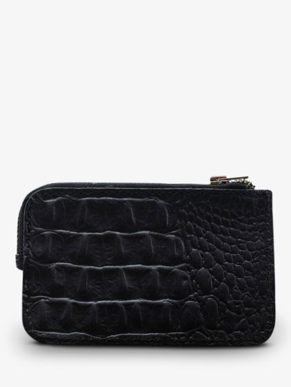 LePorte-monnaie AUGUSTIN Caïman - Nero