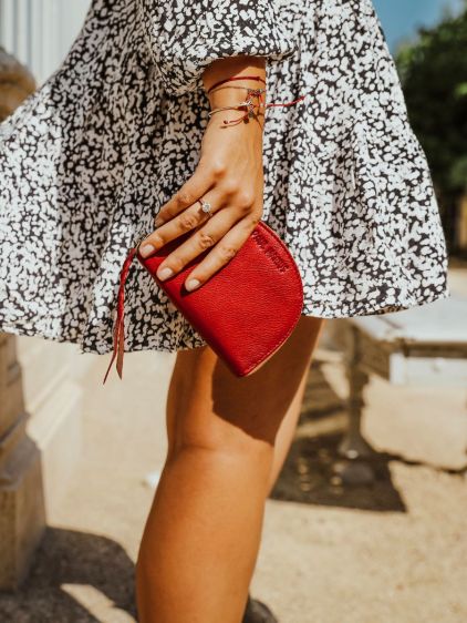 LePortefeuille Manon - Rosso Carmin