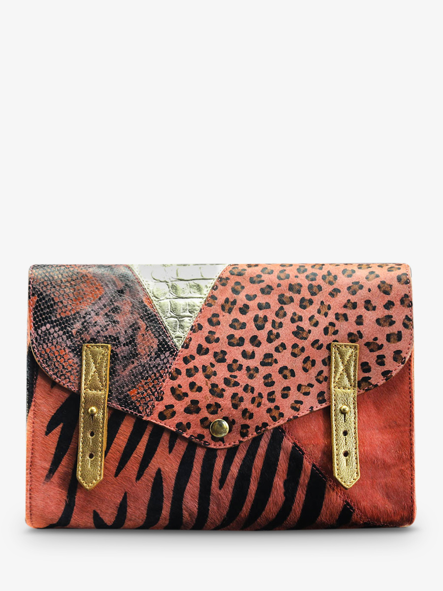 foto-vista-frontale-borsa-a-tramoggia-in-pelle-da-donna-rosa-dorata-lindispensable-chimere-rosa-dorata-paul-marius-w08-ch-pi-g