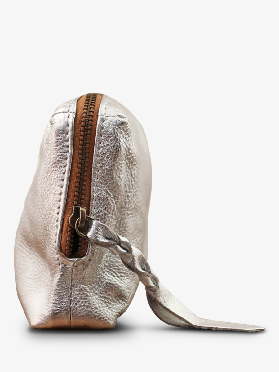 foto-vista-laterale-pochette-in-pelle-donna-argento-adele-argento-paul-marius-m500-s