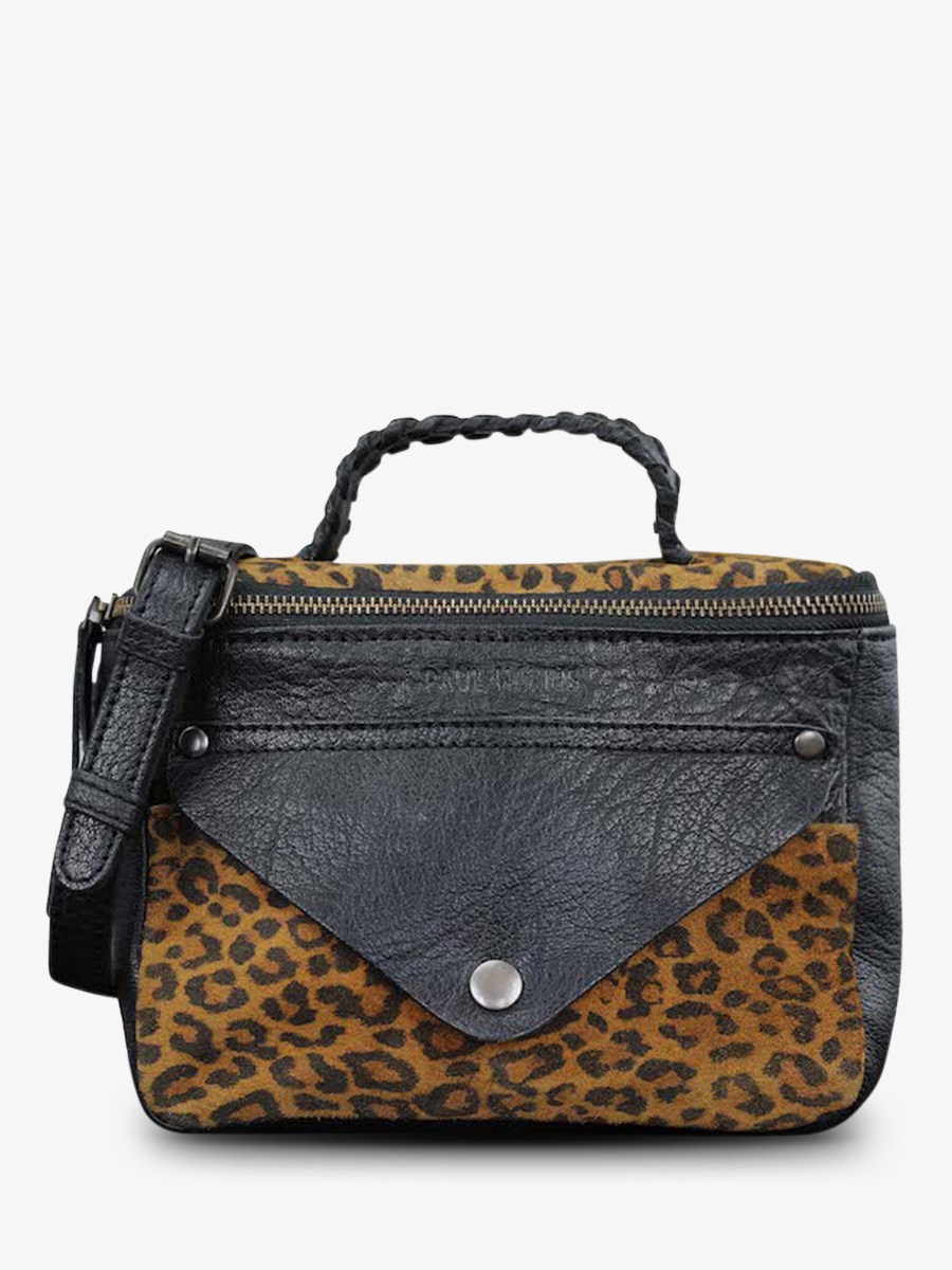 foto-vista-frontale-borsa-a-tracolma-in-pelle-donna-nera-legavroche-riedizione-leopardata-nera-paul-marius-w26-lp-b