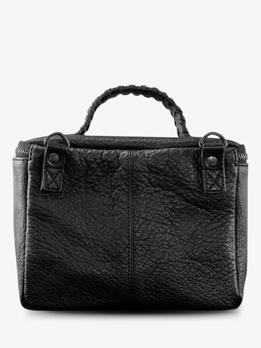 foto-vista-posteriore-borsa-a-tramonto-in-pelle-donna-nera-legavroche-riedizione-nera-paul-marius-w26-b