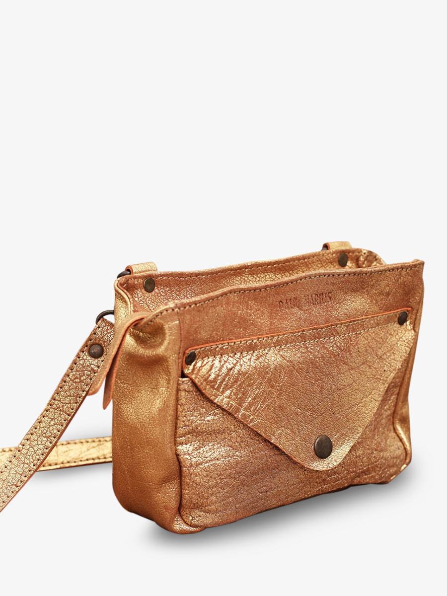foto-vista-laterale-borsa-a-tracolma-in-pelle-donna-dorata-legavroche-dorata-paul-marius-w06-gd