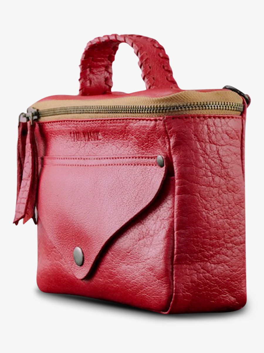 foto-vista-laterale-borsa-a-tramoggia-in-pelle-rossa-da-donna-legavroche-riedizione-rossa-paul-marius-w26-r
