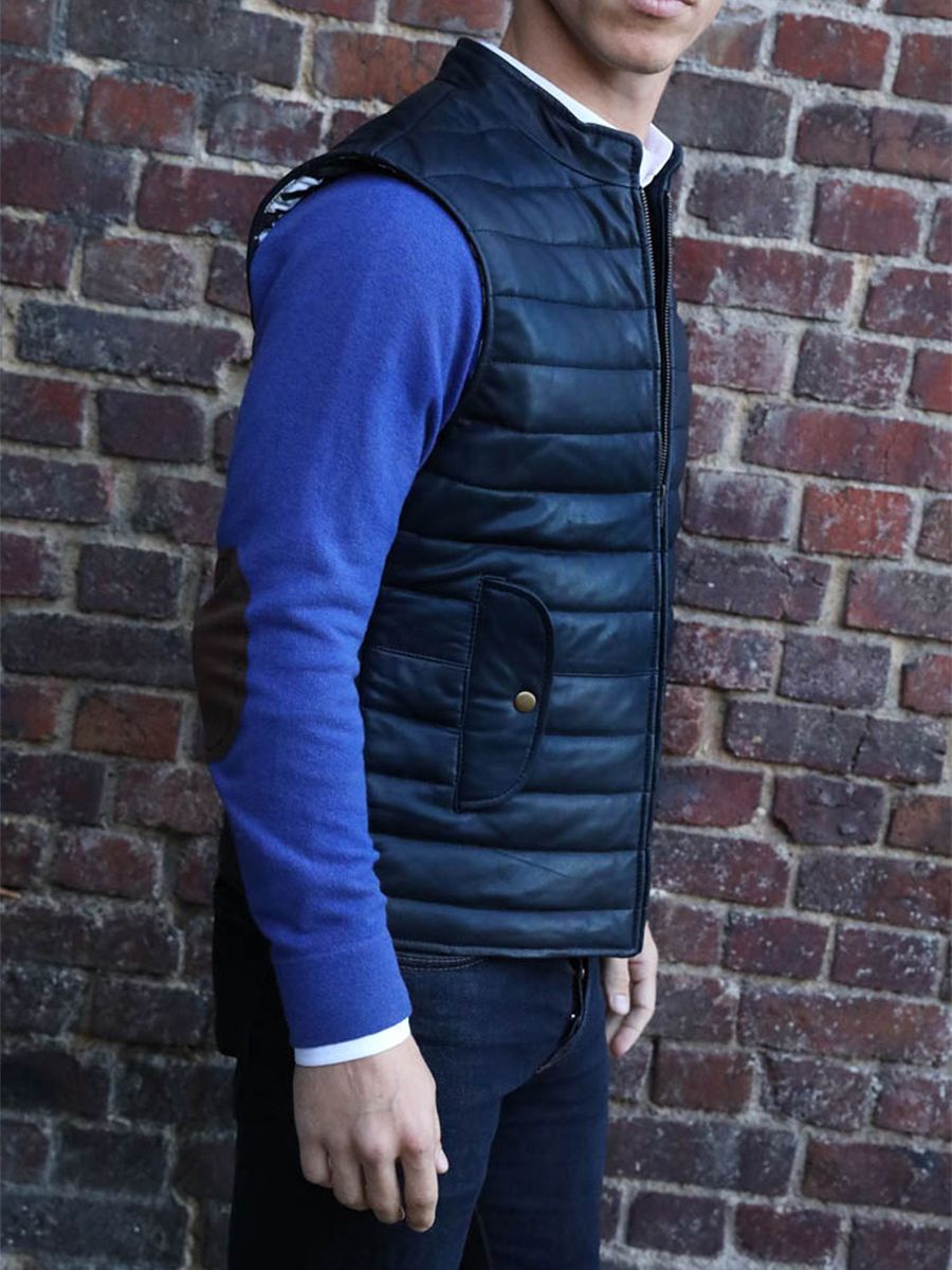 foto-vista-posteriore-piumino-uomo-in-pelle-nera-ladoudoune-homme-noir-paul-marius-wcm-b-s