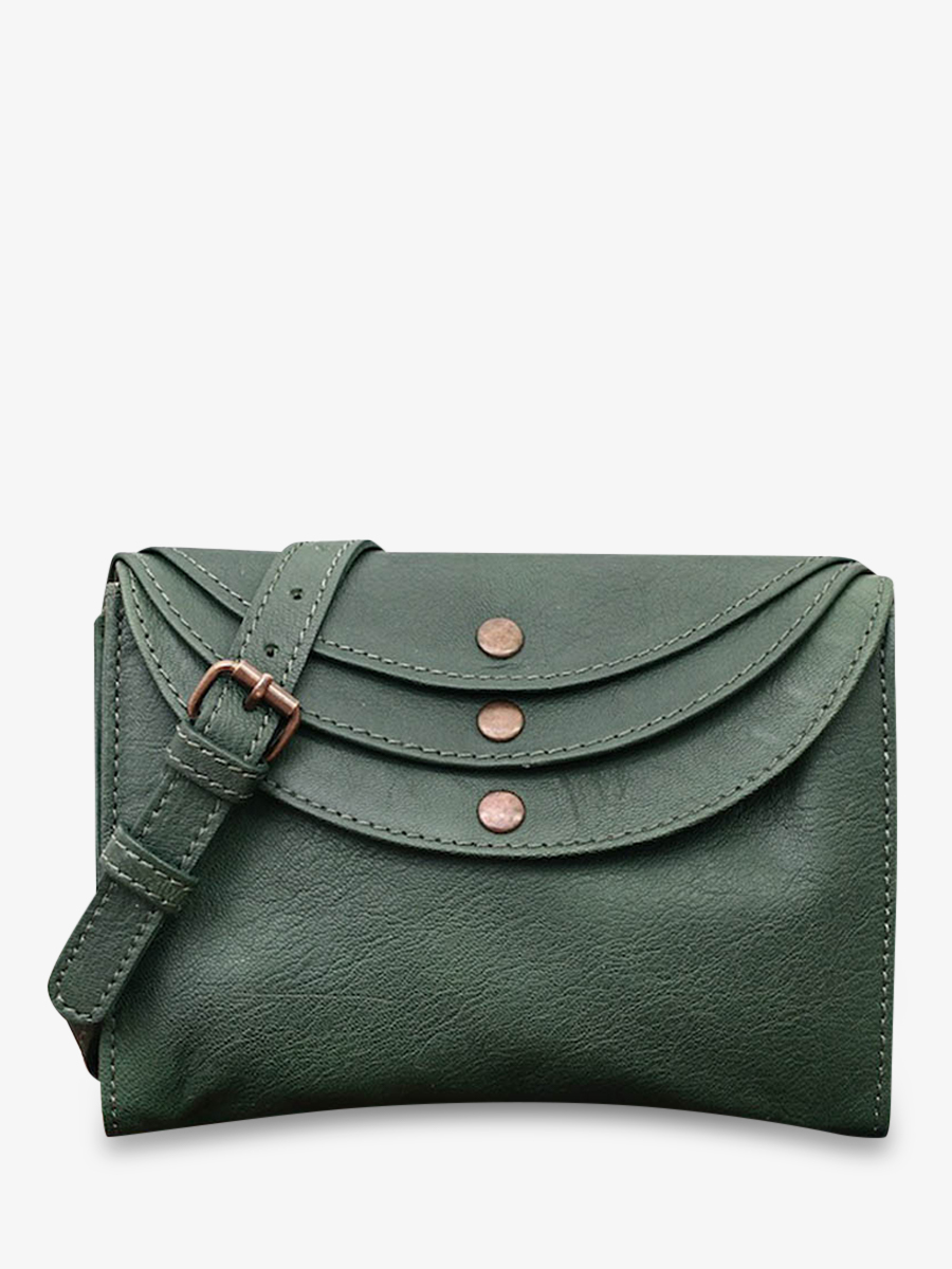 foto-vista-frontale-borsa-a-tramoggia-in-pelle-donna-verde-laminaudiere-verde-delavato-paul-marius-m301-wg
