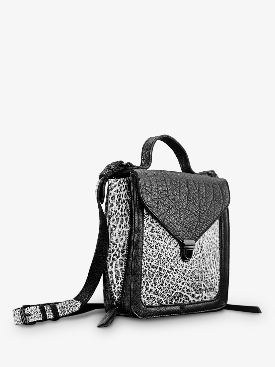 foto-vista-laterale-borsa-a-tramoggia-in-pelle-da-donna-mistinguette-empreinte-paul-marius-w20-b-w