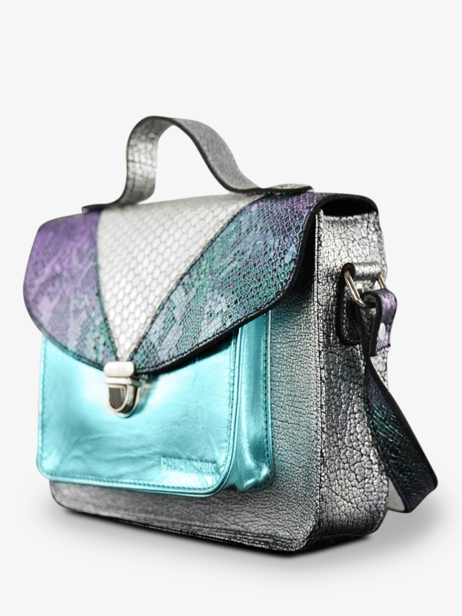 foto-vista-laterale-borsa-a-tramonto-in-pelle-donna-blu-bianco-mademoiselle-george-chimere-polaire-paul-marius-w05-ch-s-blu