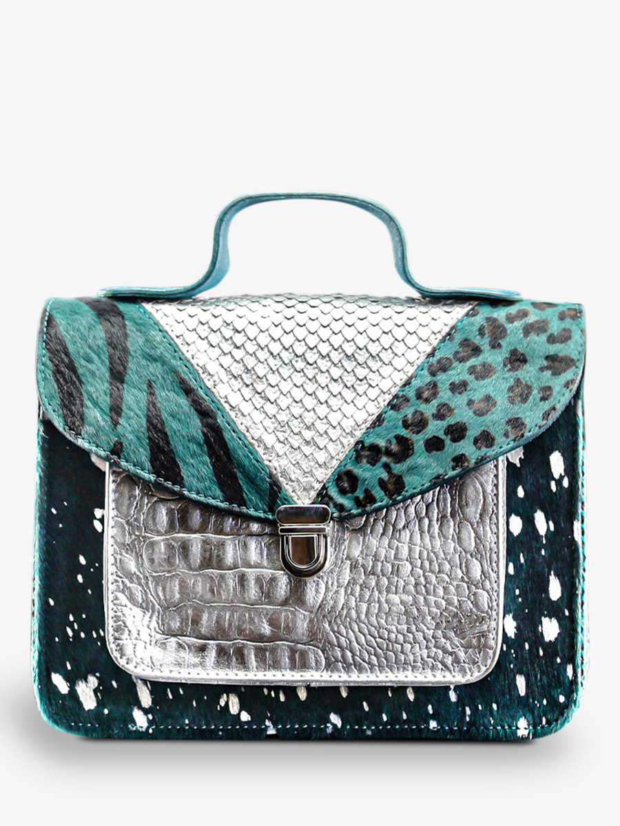 foto-vista-frontale-borsa-a-tramonto-in-pelle-donna-blu-argento-mademoiselle-george-chimere-blu-piscina-argento-paul-marius-w05-ch-blu-s