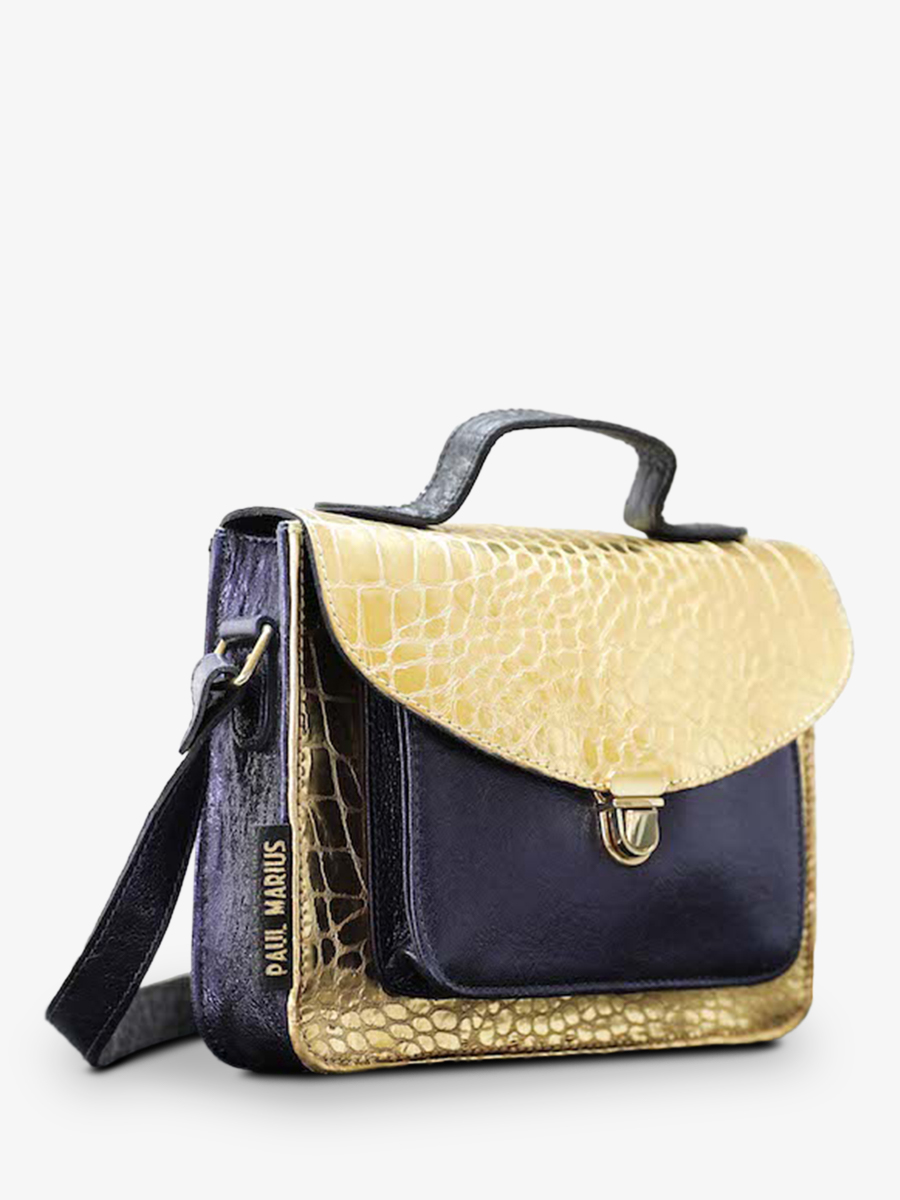foto-vista-laterale-borsa-a-tramonto-in-pelle-donna-dorata-blu-mademoiselle-george-caimano-oro-blu-metallizzato-paul-marius-w05-c-g-mcblu