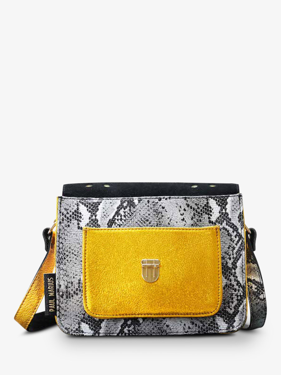 foto-vista-posteriore-borsa-a-tramoggia-in-pelle-donna-grigio-giallo-mademoiselle-george-pitone-granito-giallo-metallizzato-paul-marius-w05-p-w-mcy