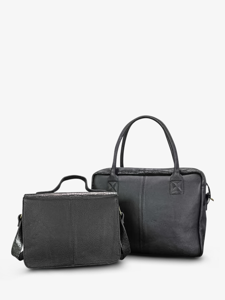 foto-vista-posteriore-borsa-a-tramoggia-in-pelle-donna-mademoiselle-george-onyx-paul-marius-w05-onyx