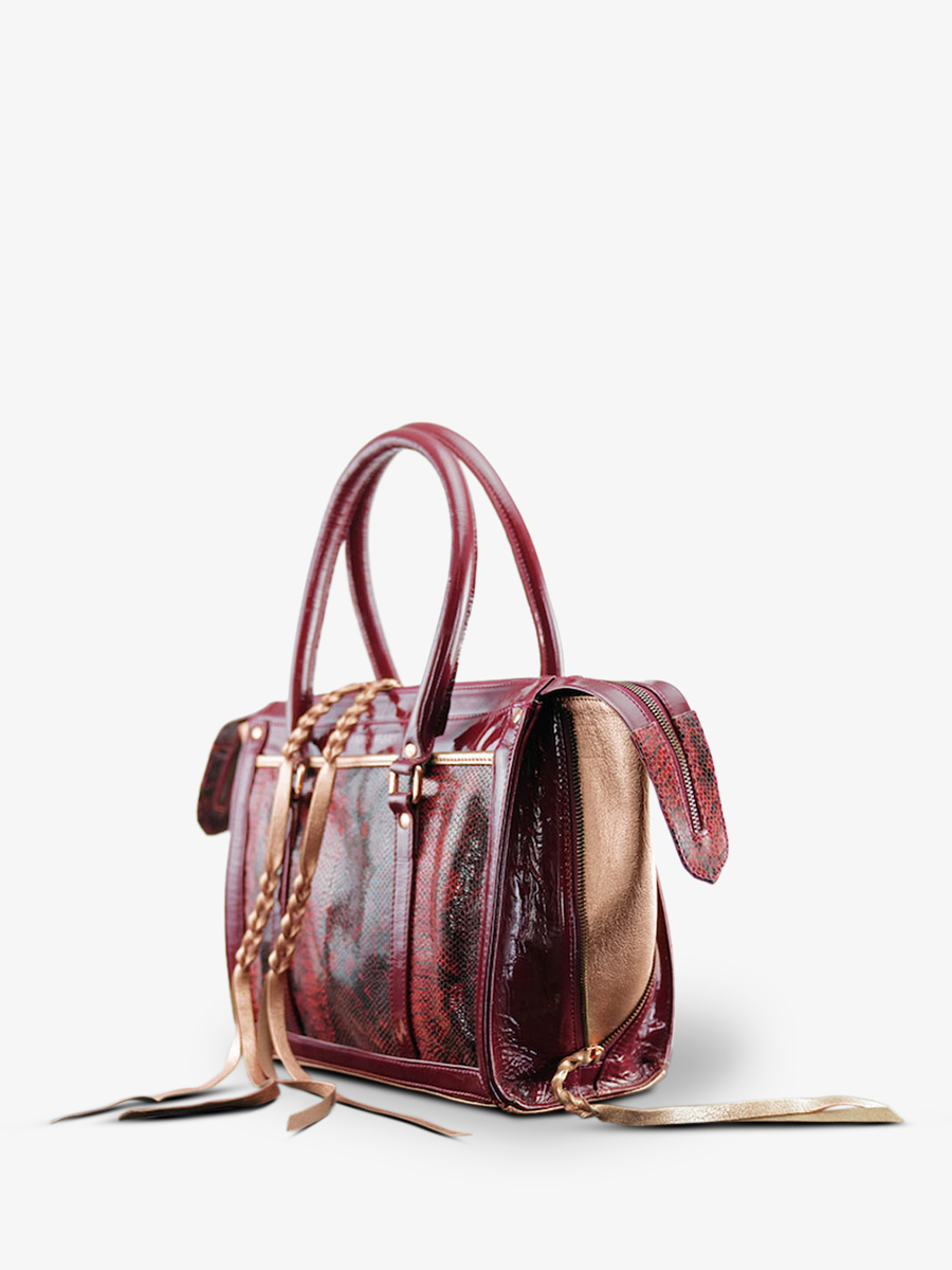 foto-vista-laterale-borsa-a-mano-in-pelle-donna-lerive-droite-m-passion-paul-marius-w19m-pa