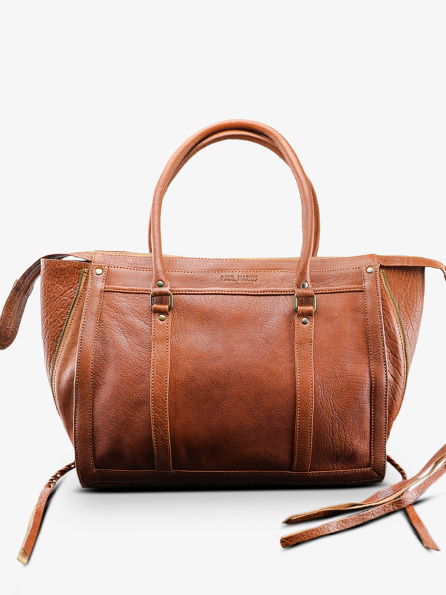 foto-vista-frontale-borsa-a-mano-in-pelle-business-marrone-lerive-droite-l-naturale-paul-marius-w19l-l