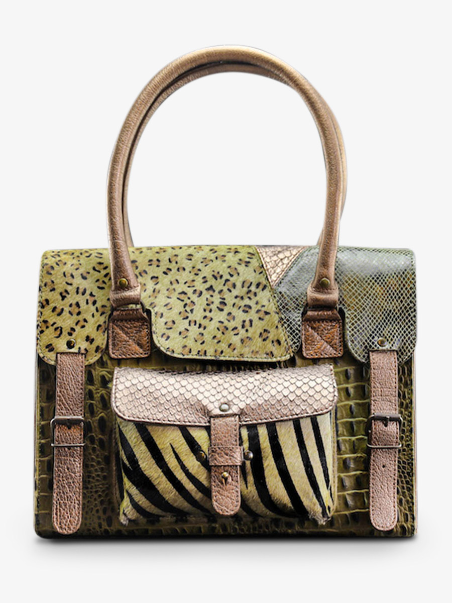 foto-vista-frontale-borsa-a-tracolna-in-pelle-donna-kaki-rame-lerive-gauche-m-chimere-kaki-rame-paul-marius-w01m-ch-k-c