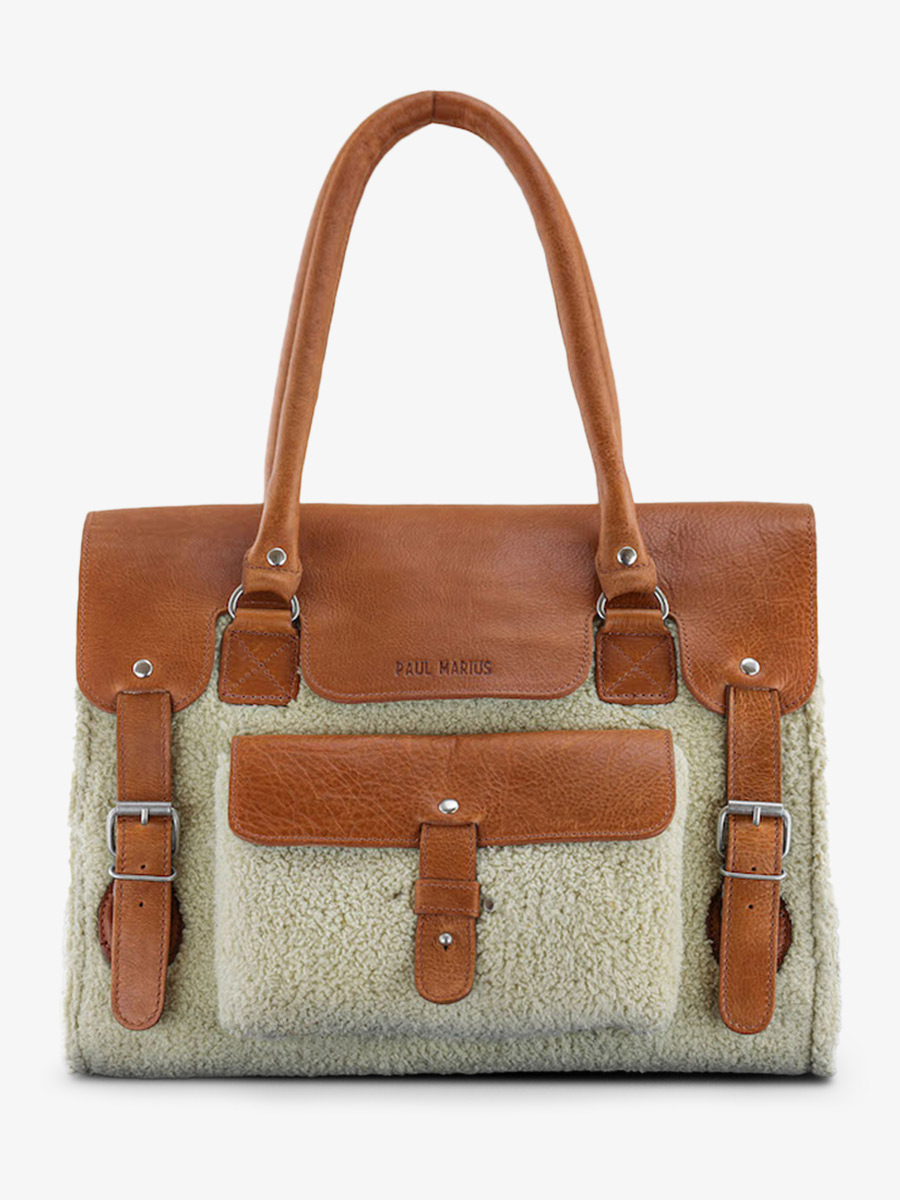 foto-vista-frontale-borsa-a-tramoggia-in-pelle-donna-marrone-lerive-gauche-m-himalaya-naturale-olio-paul-marius-w01m-sh-w-ol