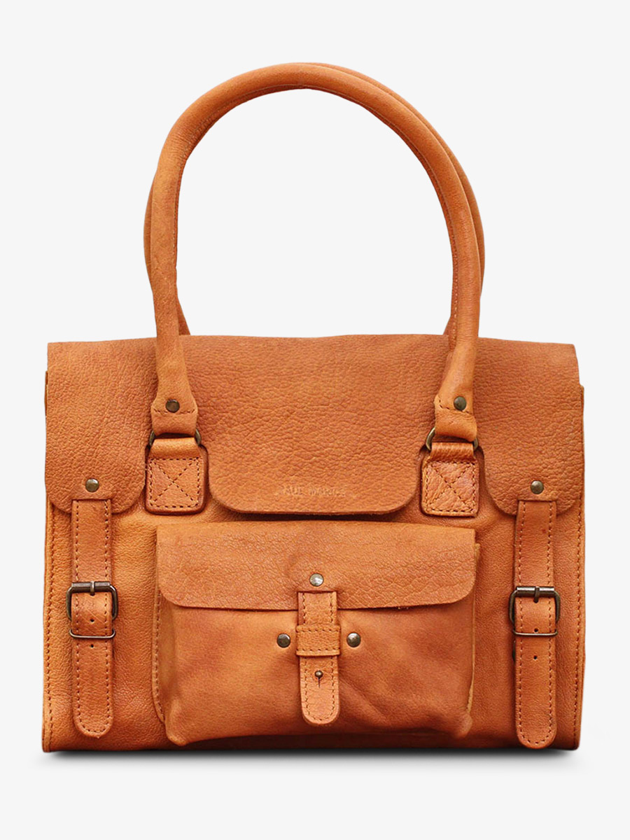foto-vista-frontale-borsa-a-tracolma-in-pelle-donna-beige-lerive-gauche-m-sable-paul-marius-w01m-n