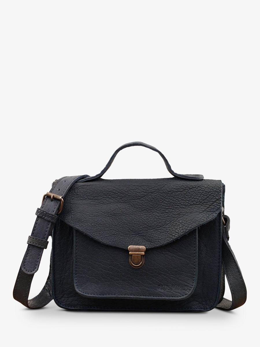 foto-vista-frontale-borsa-a-tracolma-in-pelle-donna-blu-mademoiselle-george-blu-inchiostro-paul-marius-w05-db