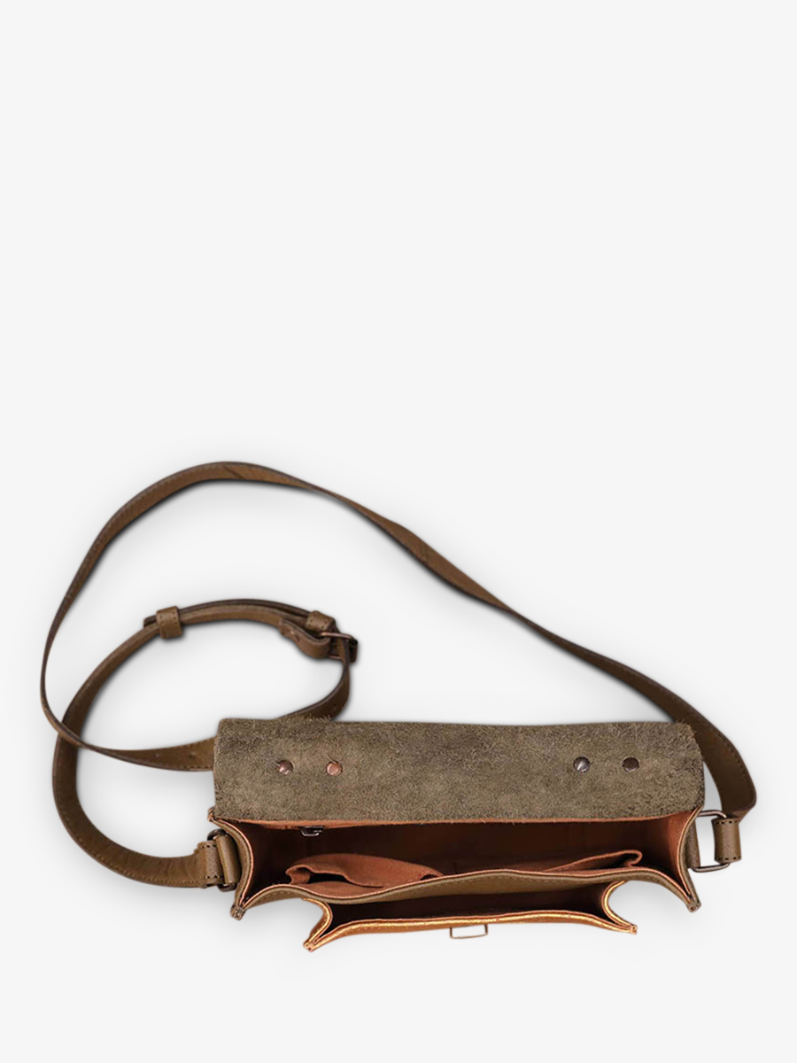 foto-vista-posteriore-borsa-a-tramoggia-in-pelle-da-donna-verde-kaki-mademoiselle-george-kaki-dorata-paul-marius-w05-k-g