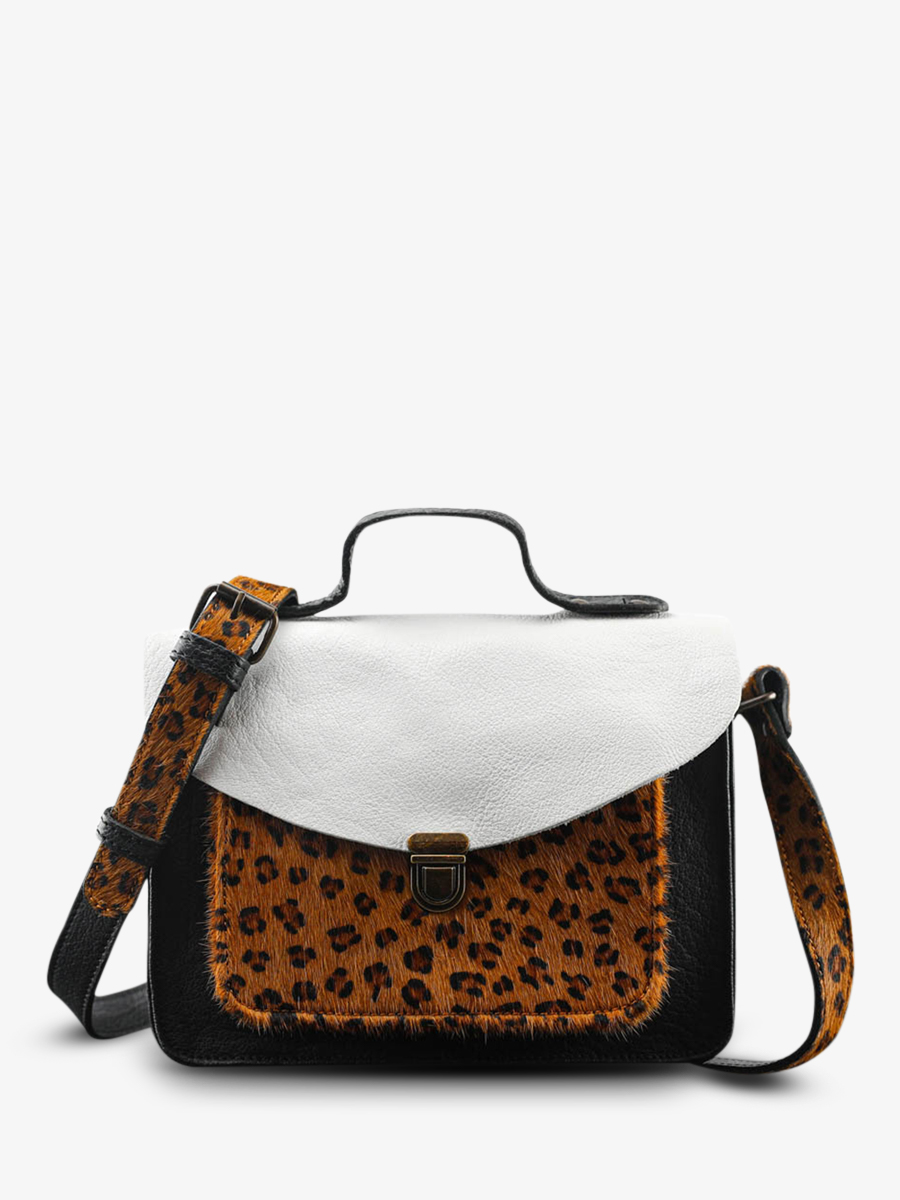 foto-vista-frontale-borsa-a-tramonto-in-pelle-donna-nero-bianco-mademoiselle-george-leopard-nero-bianco-paul-marius-w05-lp-b-w