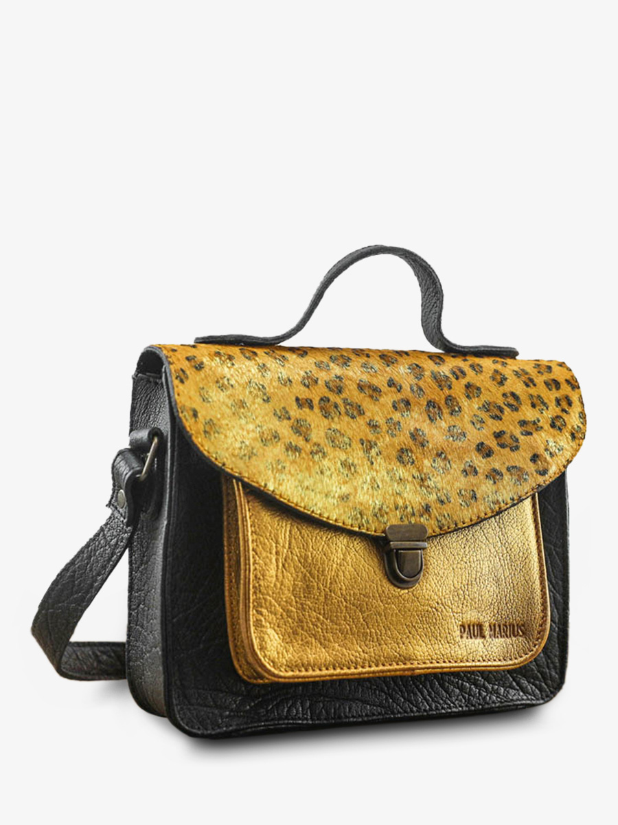 foto-vista-laterale-borsa-a-tramoggia-in-pelle-donna-nero-dorato-mademoiselle-george-leopard-nero-dorato-paul-marius-w05-lp-b-g