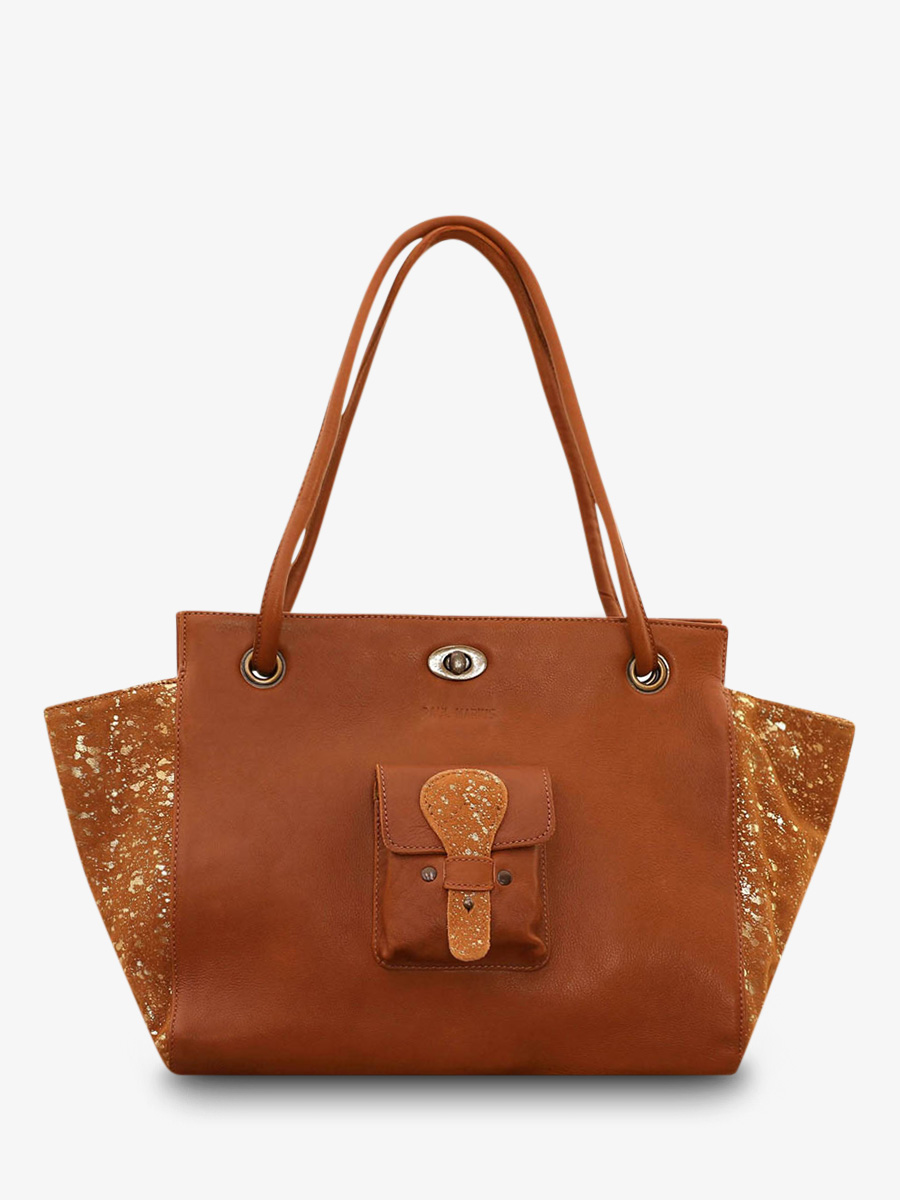 foto-vista-frontale-borsa-a-mano-in-pelle-paulmarius-marrone-dorato-madame-m-naturale-dorato-paul-marius-m48-l-g