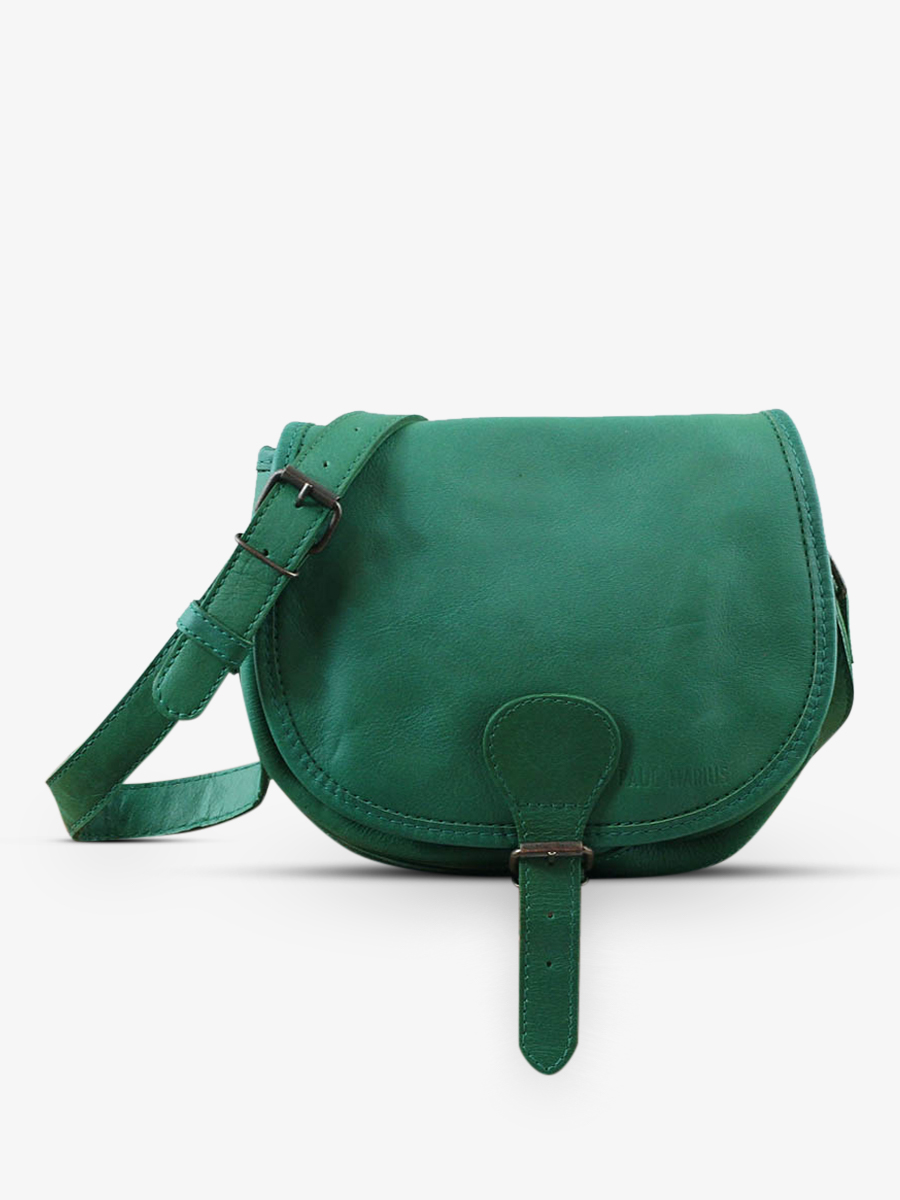 foto-vista-frontale-borsa-a-tramoggia-in-pelle-donna-verde-paul-marius-lebohemien